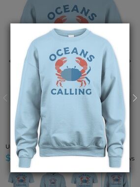 Beach festival Oceans Calling sweatshirt